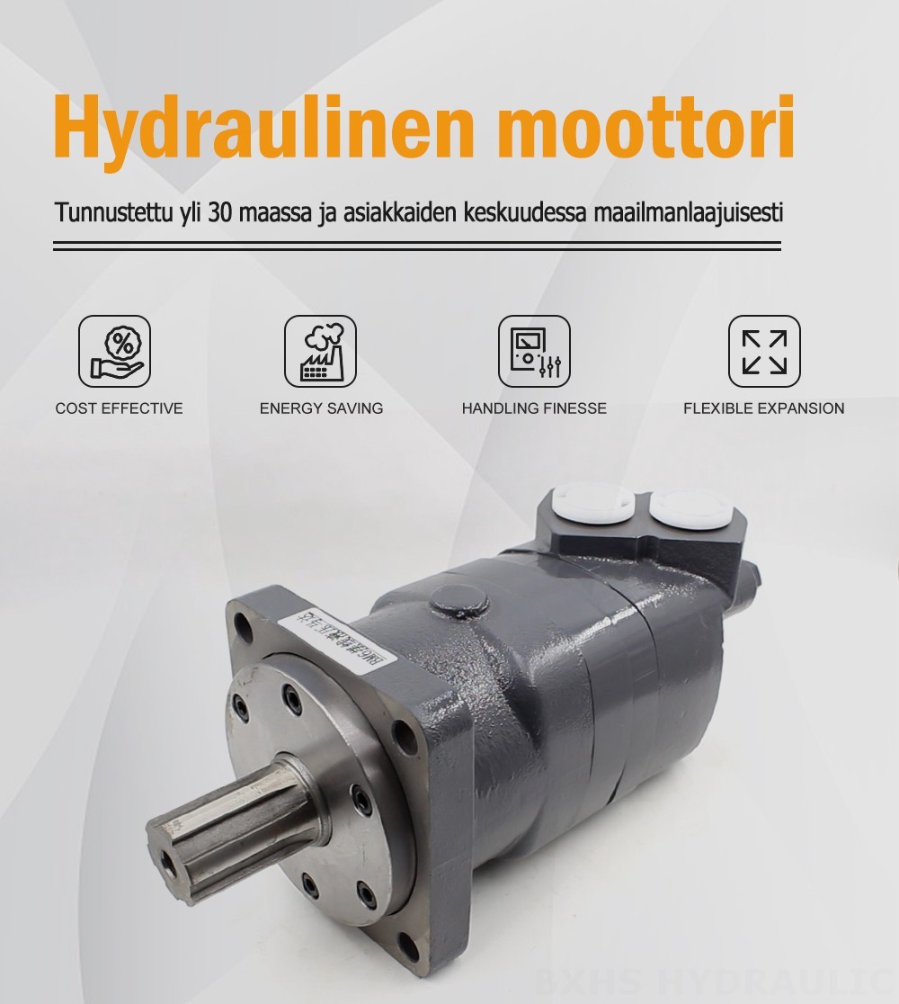 BM6_sykloidihydraulimotori 195 cc/kierros 150 l/min Hydraulimoottori